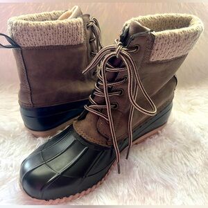 Women’s Dept 222 Duck Boots Ankle Boots Brown Size 8.5